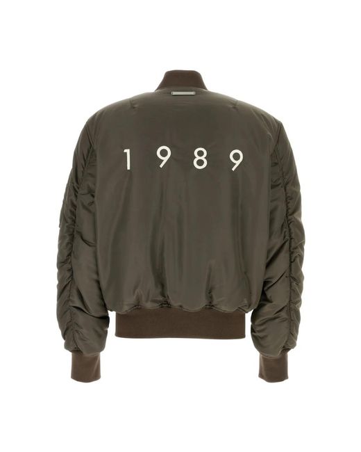 1989 STUDIO Green Bomber Jackets for men