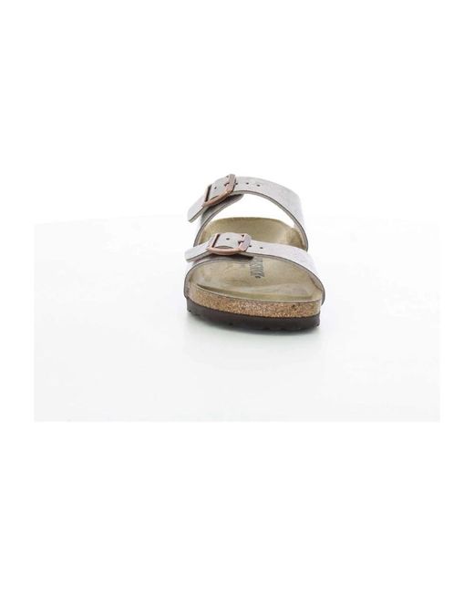 Birkenstock White Bronze sandalen sydney stil