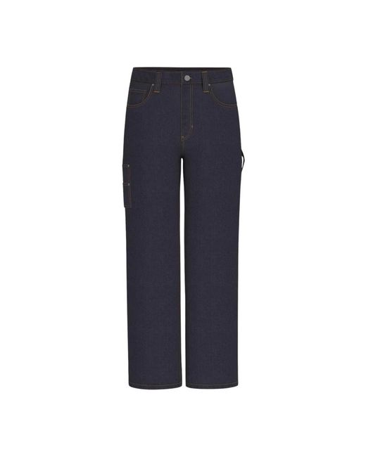 Guess Blaue Jeans Mit Lockerer Passform Aus Baumwolle in Blue für Herren