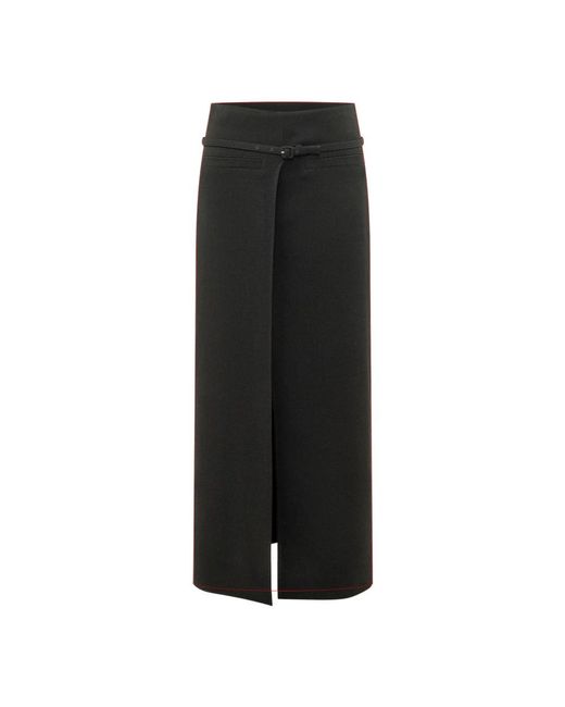Courreges Black Maxi Skirts