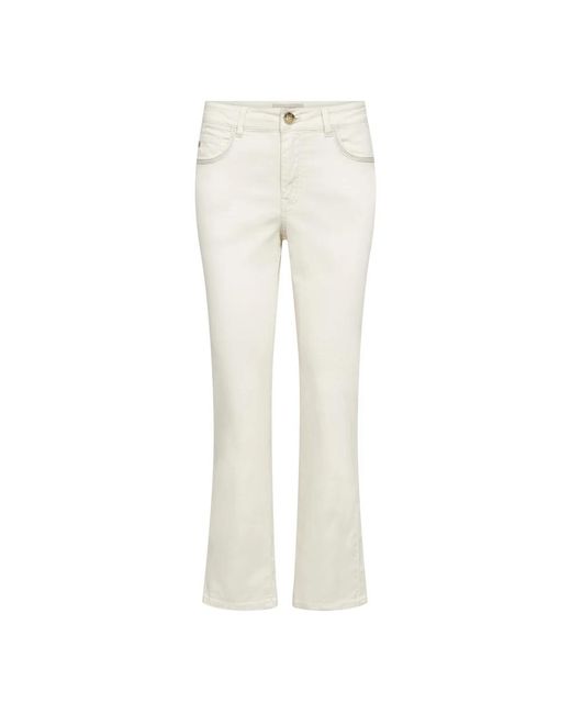Flared Jeans Mos Mosh de color White