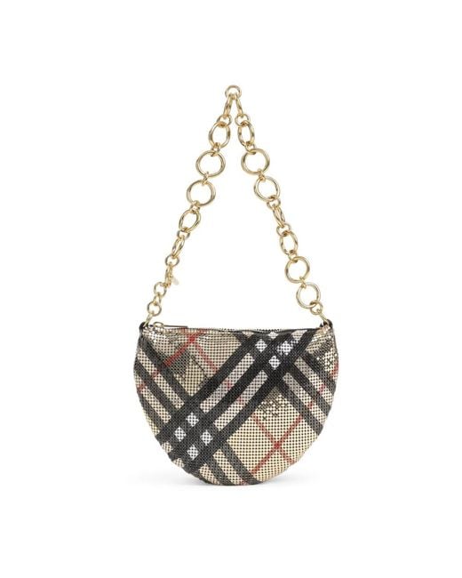 Burberry Metallic Chainmail Pouch