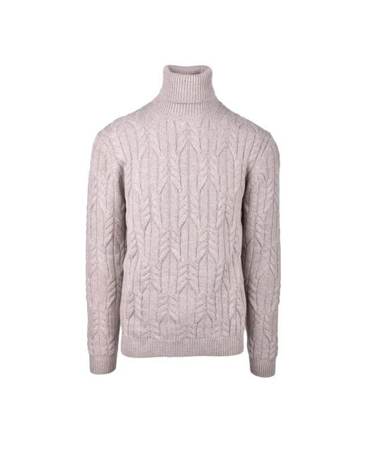 Turtlenecks di Alpha Studio in Purple da Uomo