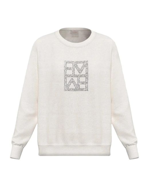 Marella White Sweatshirts