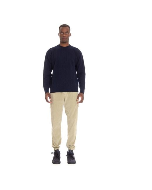 Roberto Collina Blue Round-Neck Knitwear for men