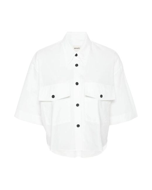 Blouses & shirts > shirts Khaite en coloris White