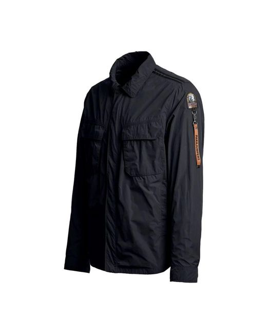 Parajumpers Jassen ,Zwart ,Katoen Millard Overshirt Jacket in het Black voor heren