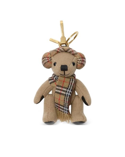 Burberry Metallic Keyrings Neutral
