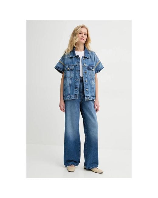 Sessun Wide Jeans in het Blue