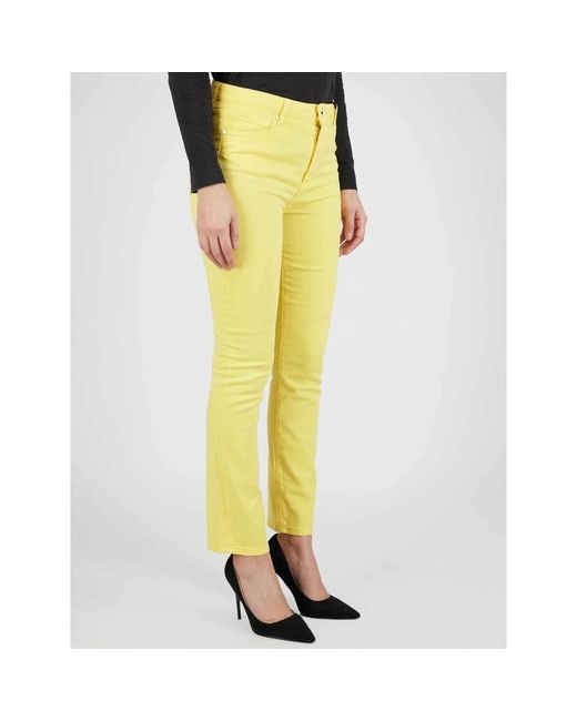 Kiton Yellow Slim-Fit Jeans