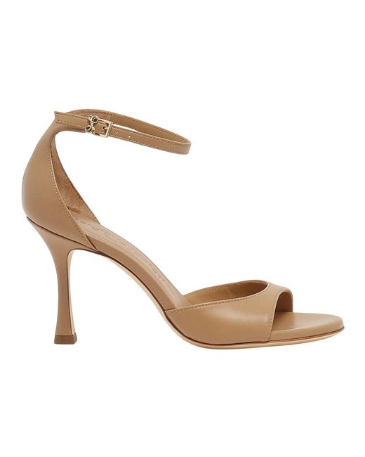 Sergio Levantesi Metallic High Heel Sandals