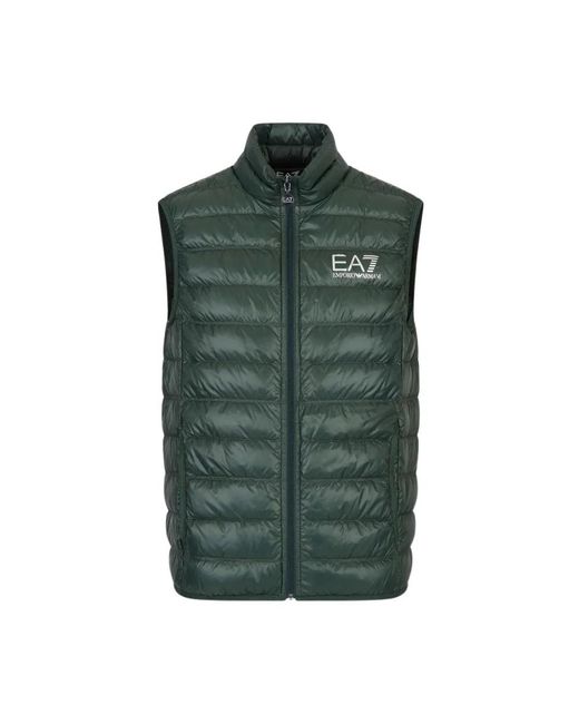 EA7 Green Waistcoats for men