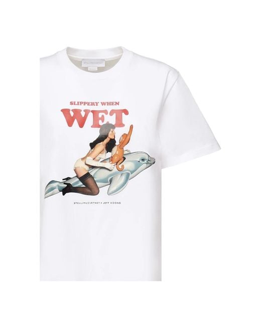 Stella McCartney White Regular Fit T-Shirt