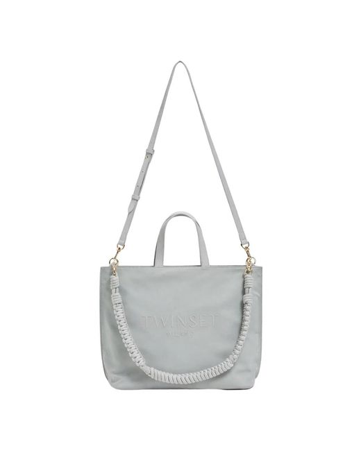 Twinset Gray Shopping Bags