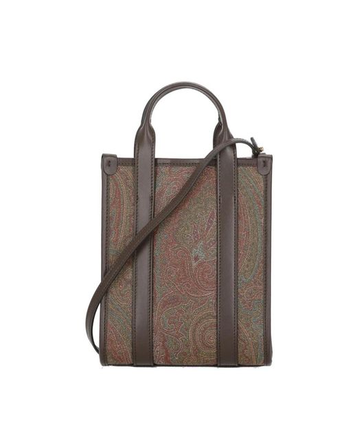 Etro Brown Shopping Bags