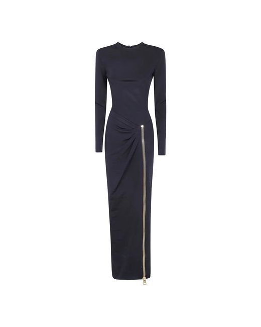 Balmain Maxi Jurken in het Blue