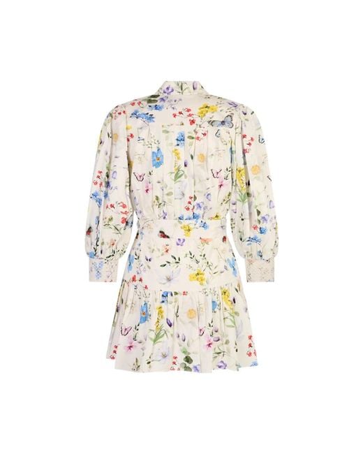 Alice + Olivia White Short Dresses
