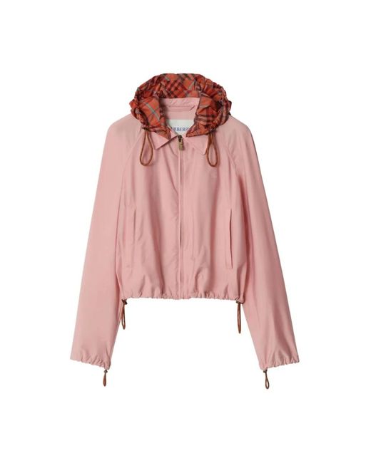 Light Jackets Burberry de color Pink