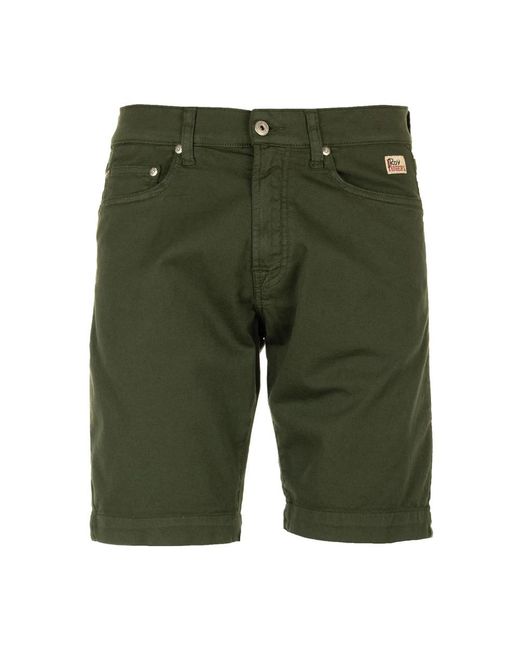 Roy Rogers Green Casual Shorts for men