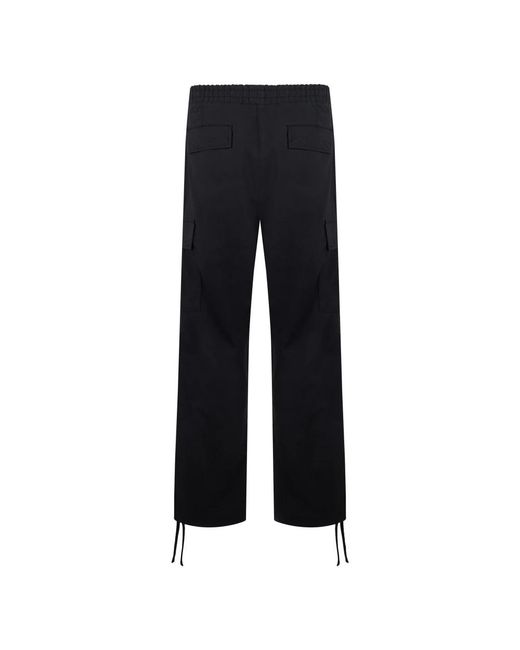 HUGO Black Straight Trousers for men