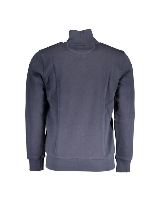 La Martina Blue Zip-Throughs for men