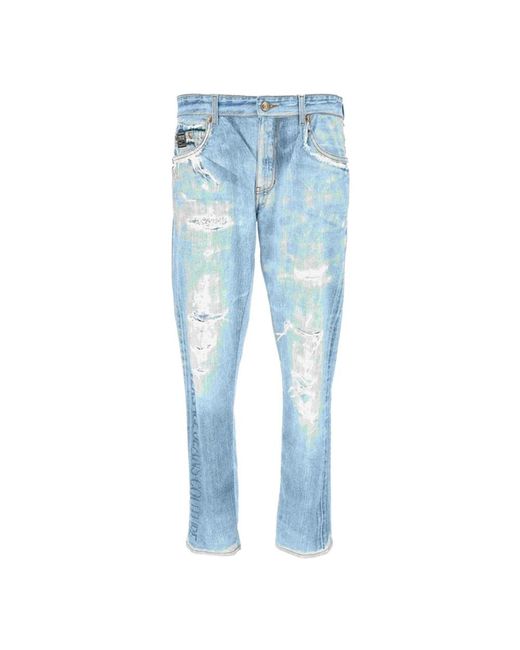 Versace Blue Slim-Fit Jeans for men