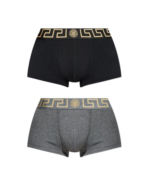 Bottoms Versace de hombre de color Black