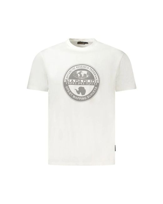 T-Shirts Napapijri pour homme en coloris White