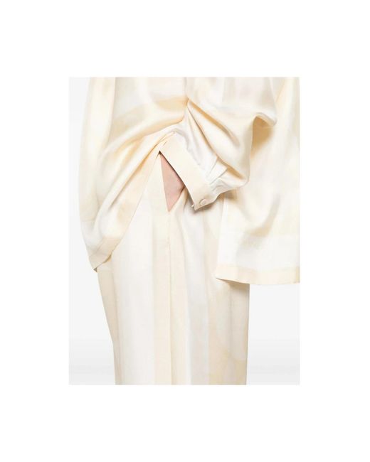 Carven White Wide Trousers