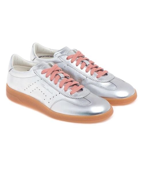 Santoni Blue Sneakers