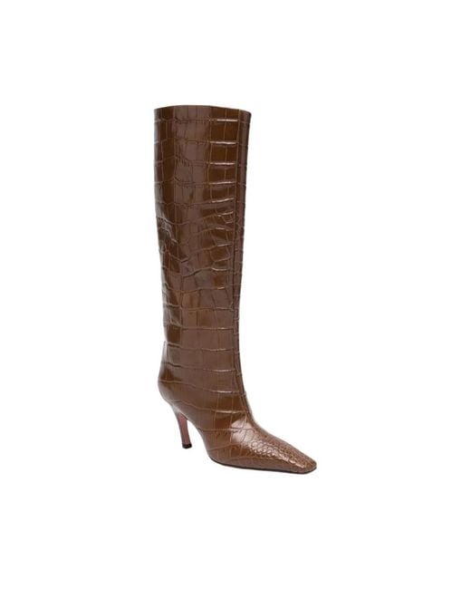 AMINA MUADDI Brown Heeled Boots