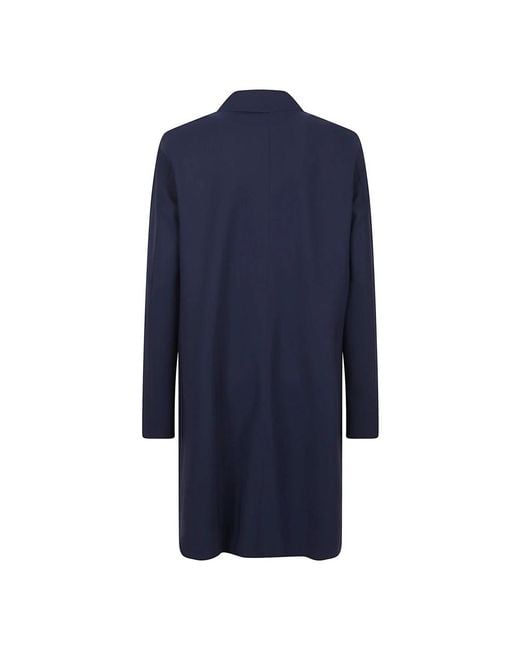 Herno Blue Single-Breasted Coats