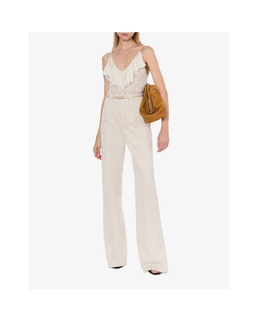 Philosophy Di Lorenzo Serafini White Wide Trousers