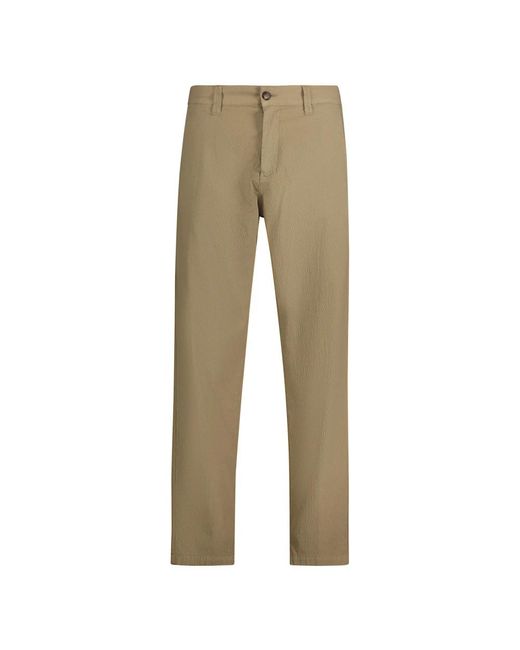 Re-hash Natural Straight Trousers for men