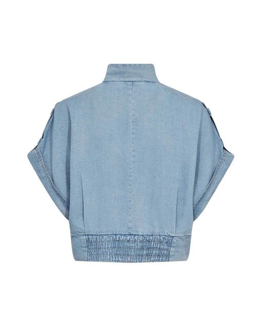 Vests co'couture de color Blue