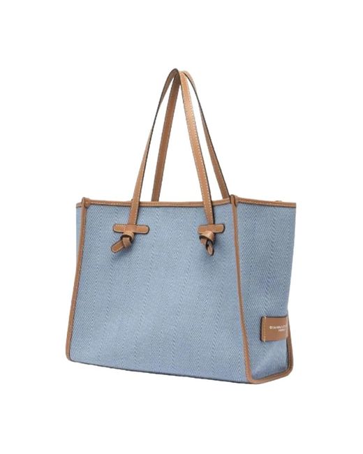 Gianni Chiarini Blue Tote Bags