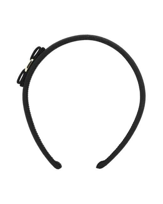 Ferragamo Black Hair Accessories