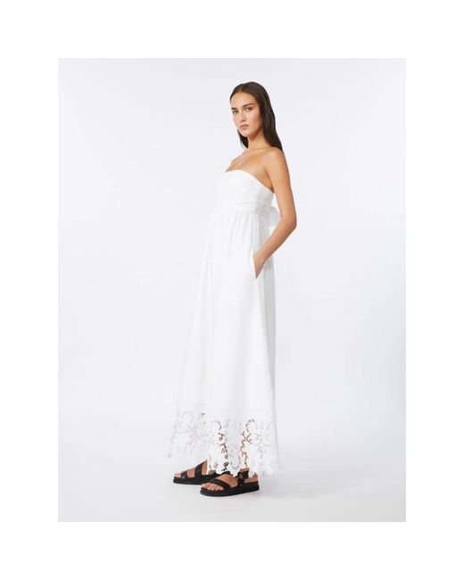 Max Mara White Maxi Dresses