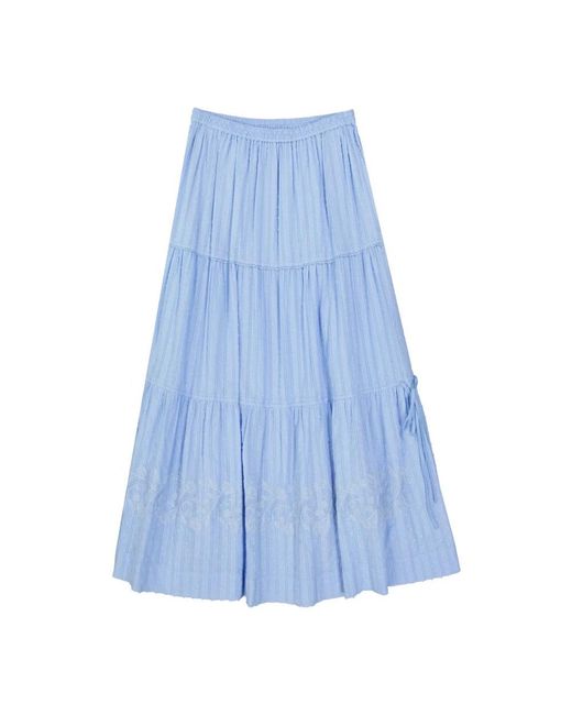 See By Chloé Blue Midi Skirts