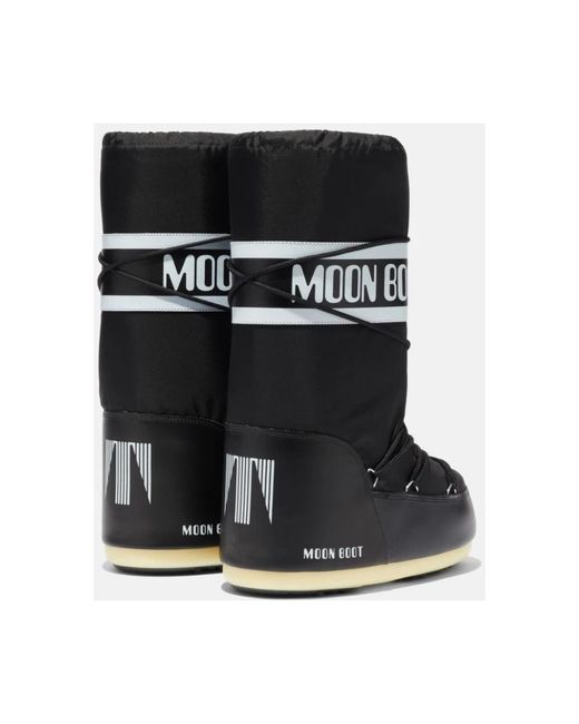 Moon Boot Black Winter Boots for men