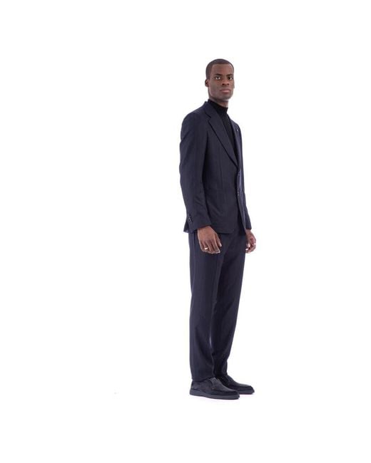 Single Breasted Suits Lardini de hombre de color Blue