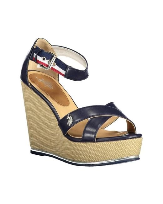 U.S. POLO ASSN. Wedges in het Blue