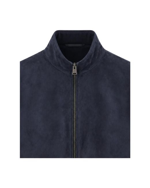 Bomber Jackets Canali de hombre de color Blue