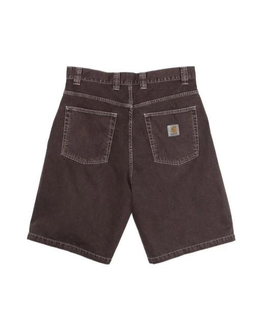 Carhartt Gray Denim Shorts for men