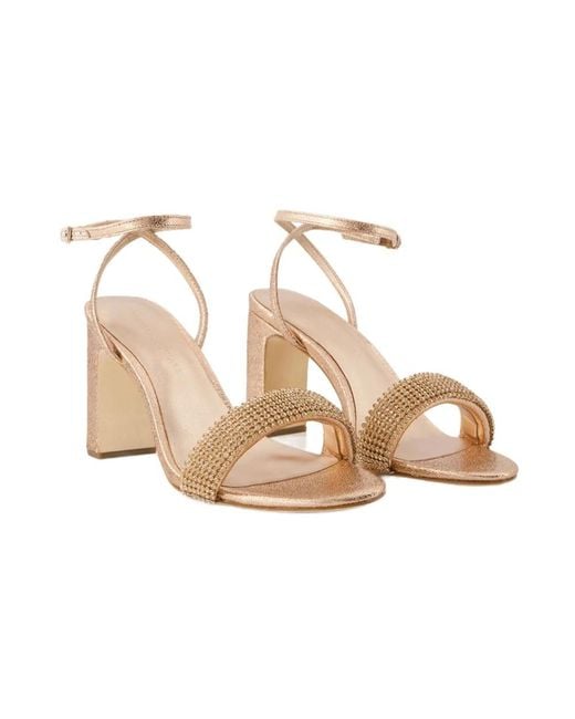 Loeffler Randall Metallic High Heel Sandals