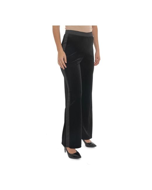 Liu Jo Black Wide Trousers