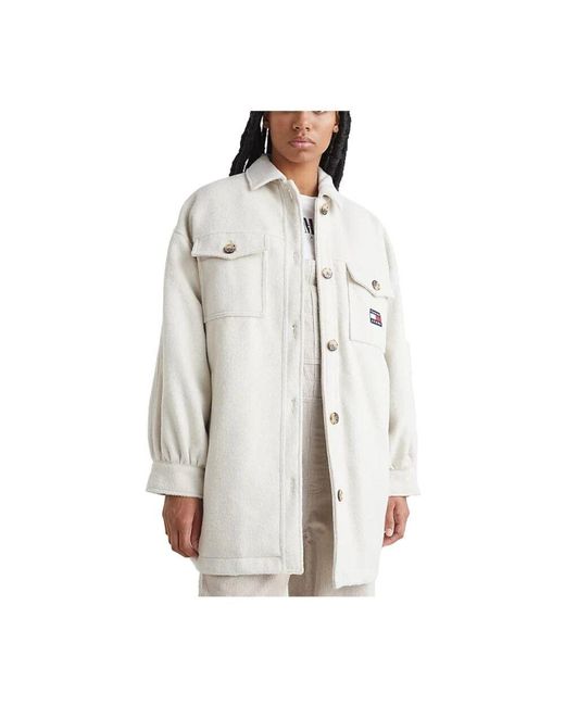 Tommy Hilfiger White Lichtmäntel