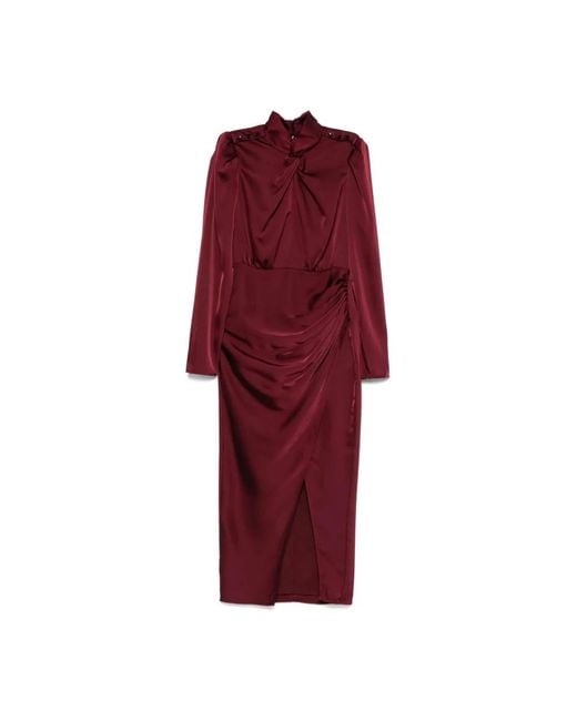 Self-Portrait Party Dresses in het Red