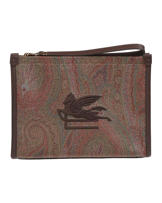 Clutches di Etro in Brown