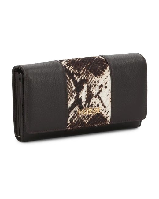 Wallets & Cardholders di Kazar in Black